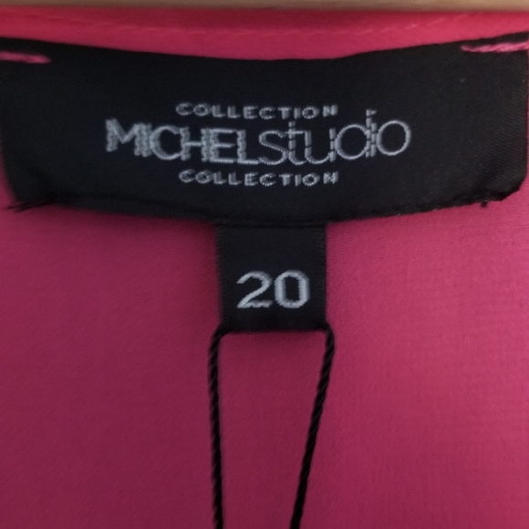 Beautiful black/pink sleeveless top - Picture 3 of 4